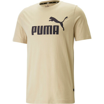 Vêtements Homme Polos manches courtes Puma producto ESS Logo Tee Beige