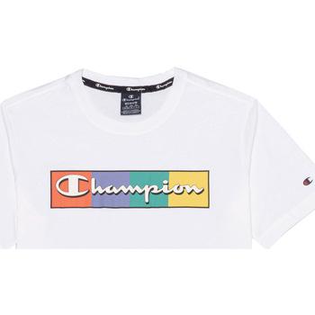Vêtements Homme Polos manches courtes Champion fluo Crewneck T-Shirt Blanc