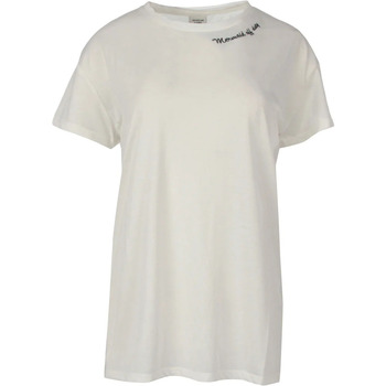 Vêtements Femme T-shirts manches courtes Jacqueline De Yong JDYNIXON S/S PRINT TOP 01 19 JRS Blanc