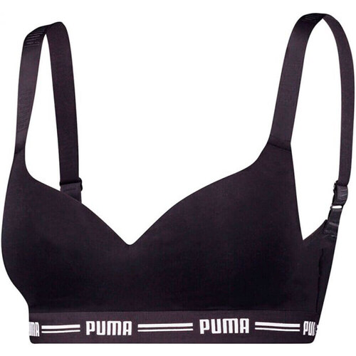 Vêtements Femme Sweats Puma WOMEN PADDED TOP 1P HANG Noir