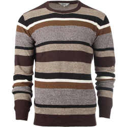 Vêtements Homme Sweats Solid Knit - Firth O-neck Stripe Marron