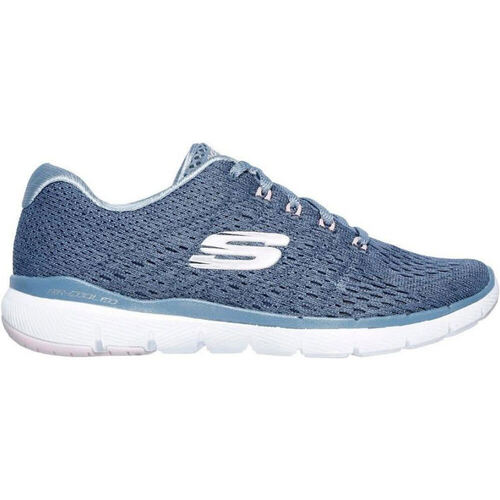 Chaussures Femme Running / trail Skechers FLEX APPEAL 3.0-SATELLITES Bleu