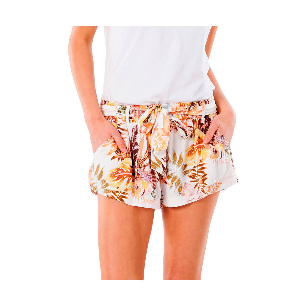 Vêtements Femme Shorts / Bermudas Rip Curl TALLOWS SHORT Blanc