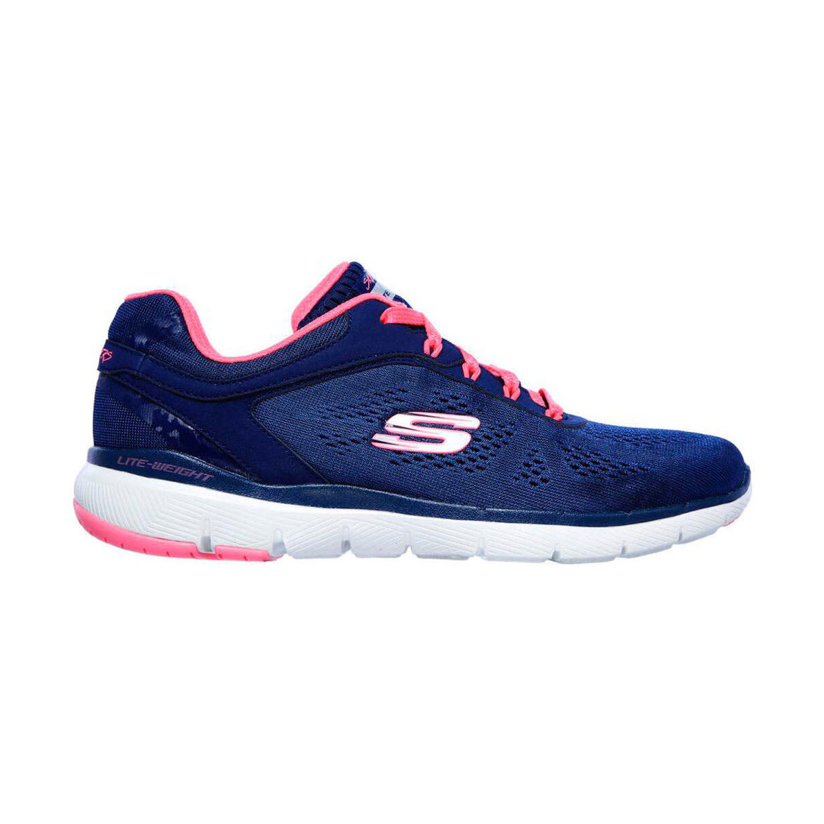 Chaussures Femme Running / trail Skechers FLEX APPEAL 3.0 - MOVING FAST Marine
