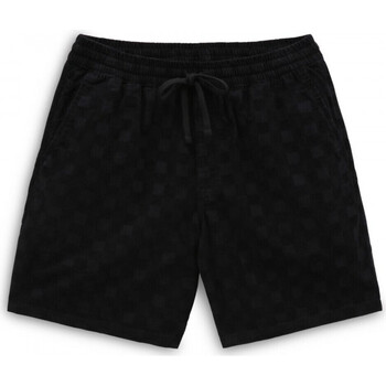 Vêtements Homme Shorts Organic / Bermudas Vans Range check cord loose e waist short Noir