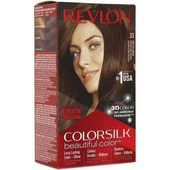 Beauté Femme Colorations Revlon Coloration Colorsilk n°33 Châtain foncé délicat Châtain