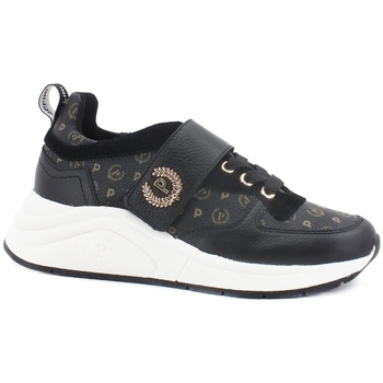Chaussures Femme Bottines Pollini Sneaker Running Strap Loghi Nero TA15145G0DQ1100A Noir