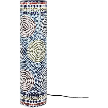 Maison & Déco Lampes à poser Signes Grimalt Lampe cylindrique en verre multicolore Multicolore