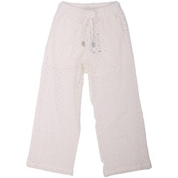 Vêtements Fille Pantalons 5 poches Manila Grace MG2080 Blanc