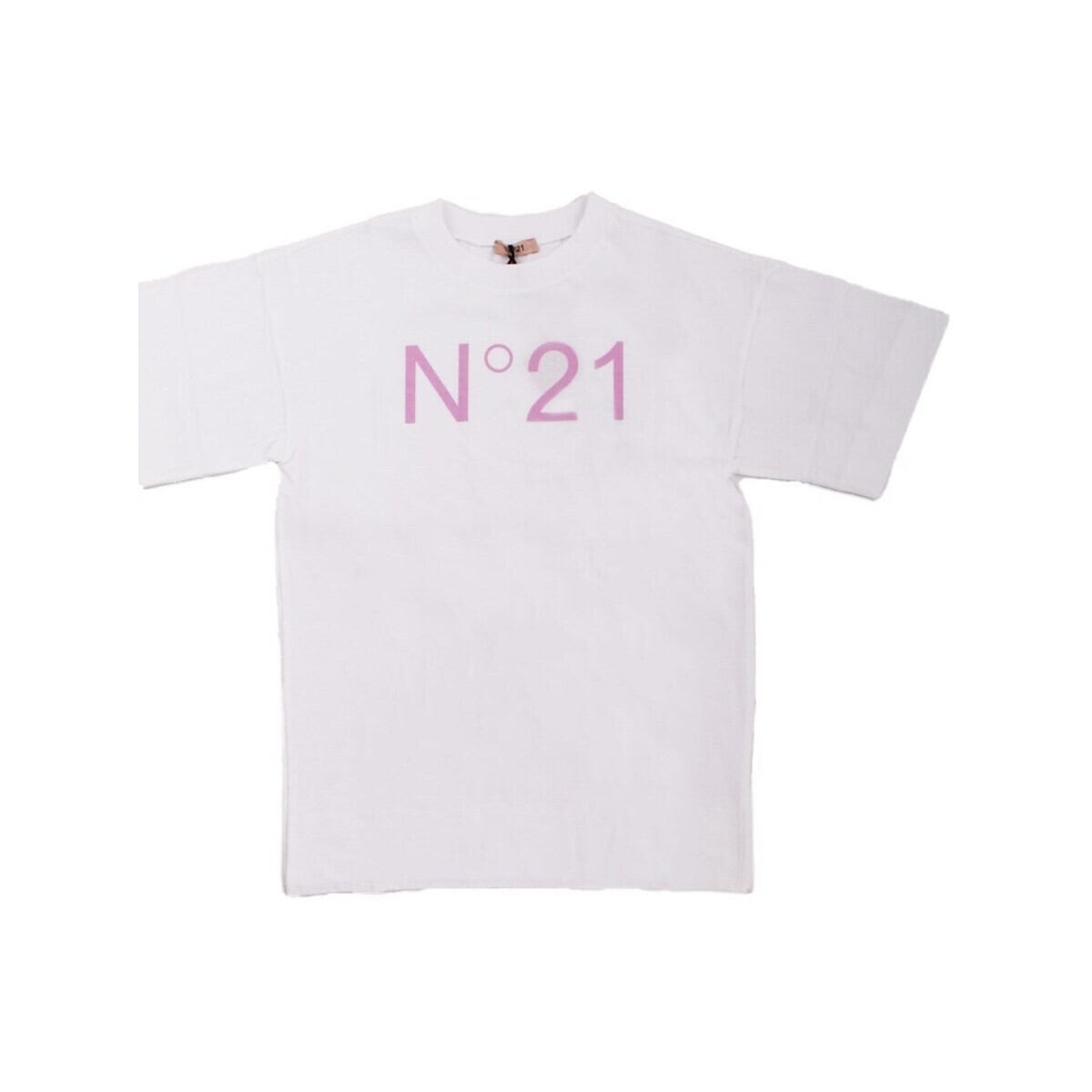 Vêtements Fille T-shirts manches courtes N°21 N21617 Blanc