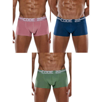Sous-vêtements Homme Boxers Code 22 Pack x3 boxers Fun Code22 Multicolore