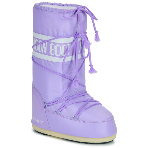 Chaussures Femme Bottes de neige Moon Boot Macdonald MB ICON NYLON Lila