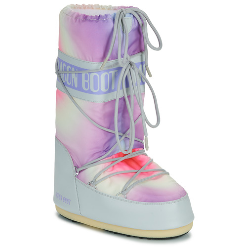 Chaussures Femme Bottes de neige Moon MAX Boot MB ICON TIE DYE Multicolore