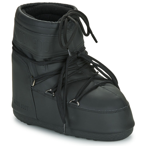 Chaussures Femme Bottes de neige Moon Boot amp MB ICON LOW RUBBER Noir