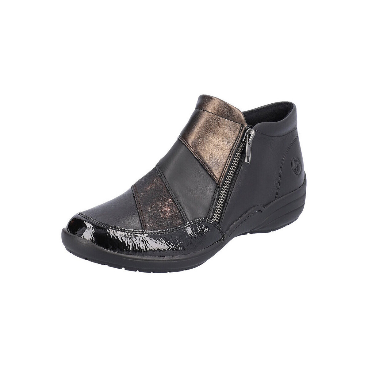 Chaussures Femme Low boots Remonte R7678-01 SCHWARZ