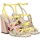 Chaussures Femme Sandales et Nu-pieds Exé Shoes Exe' Dominic 539 Sandales Femme rose jaune Multicolore