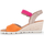 Chaussures Femme Sandales et Nu-pieds Gabor Sandales en suede à talon compensé recouvert Multicolore