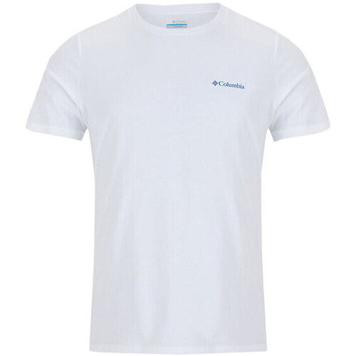 Vêtements Homme T-shirts & Polos Columbia TEE SHIRT  BACK GRAPHIC RAPID RIDGE Blanc