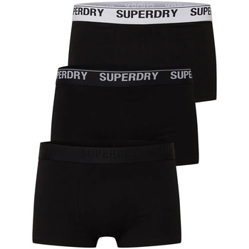 Sous-vêtements Homme Boxers Superdry Pack x3 unlimited logo Noir