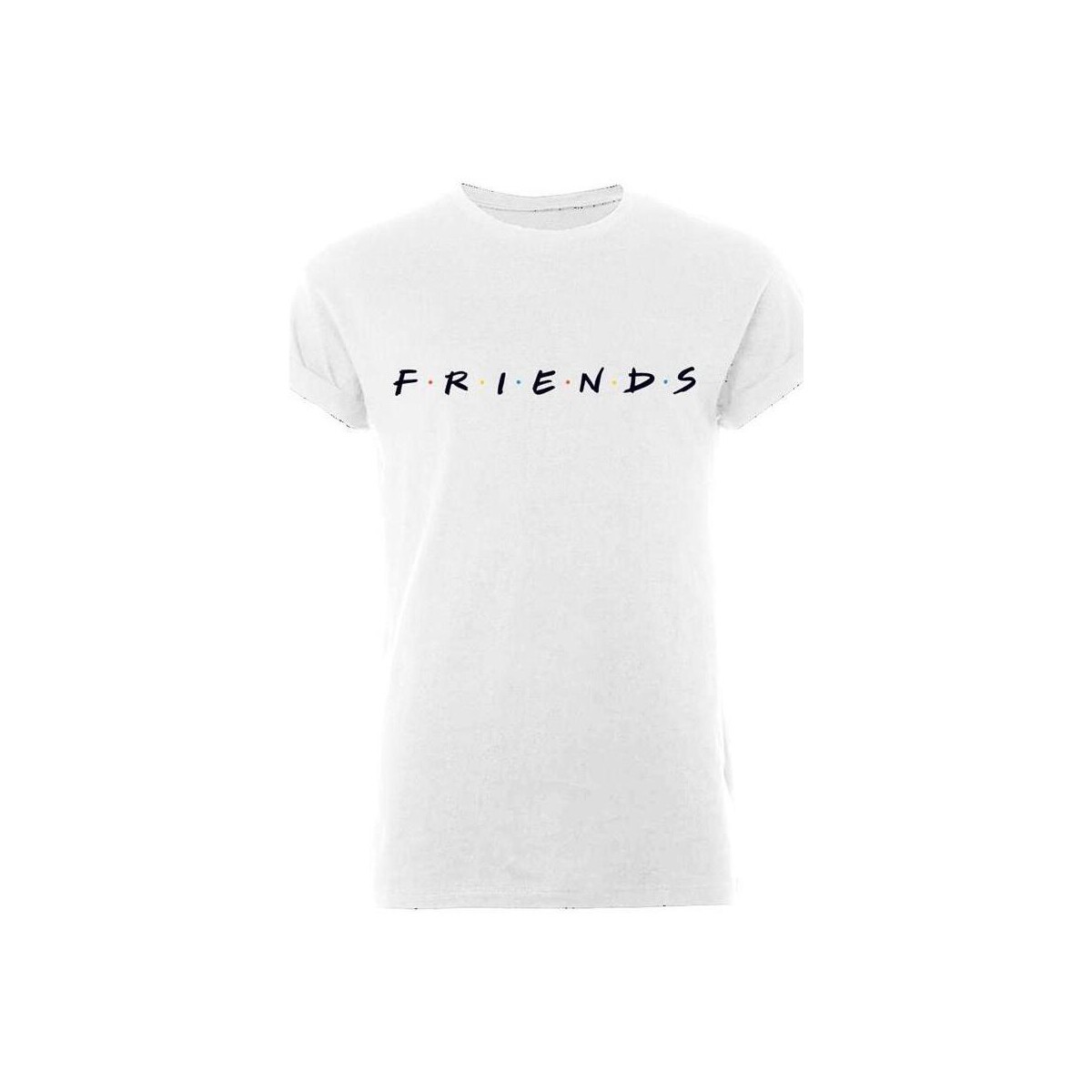 Vêtements T-shirts manches longues Friends  Blanc