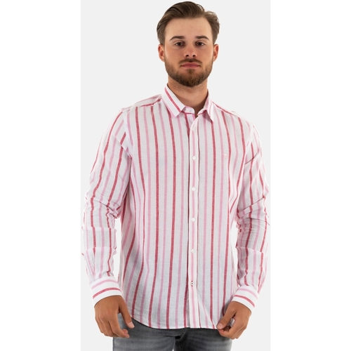 Benson&cherry levet Rose - Vêtements Chemises manches longues Homme 54,95 €