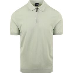 Vêtements Homme T-shirts & Polos Suitable Polo Vert Clair Demi-Zip Vert