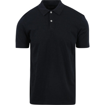 Vêtements Homme T-shirts & Polos Marc O'Polo Olivia wool polo shirt featuring a collar and small buttons and long cuffed sleeves Bleu