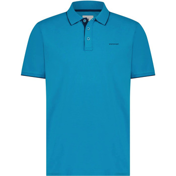 Vêtements Homme T-shirts & Polos State Of Art Polo Piqué Petrol Bleu Bleu
