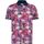 Vêtements Homme T-shirts & Polos State Of Art Polo Rose Fleurs Piqué Multicolore