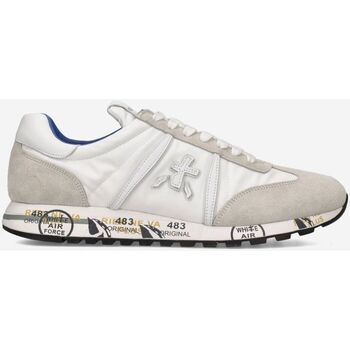Chaussures Homme Baskets mode Premiata LUCY 206E-WHITE Blanc