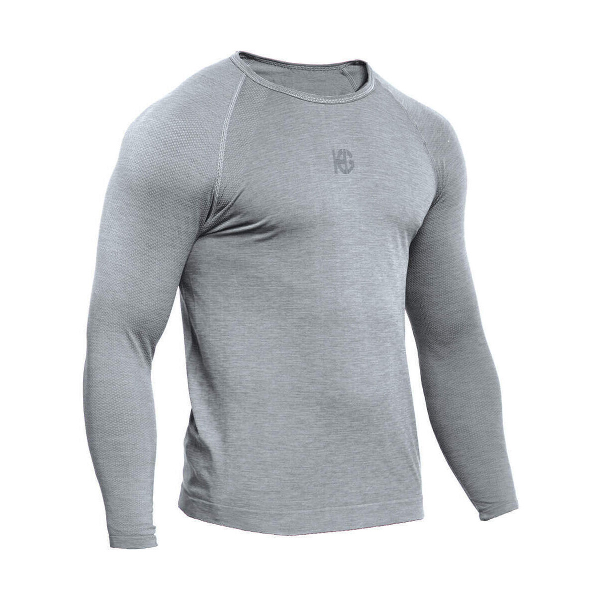 Vêtements Homme Chemises manches courtes Sport Hg HG-FLOW LONG SLEEVED JASPE T-SHIRT Gris