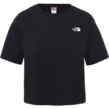 Vêtements Femme Polos manches courtes The North Face W CROPPED SIMPLE DOME TEE Noir