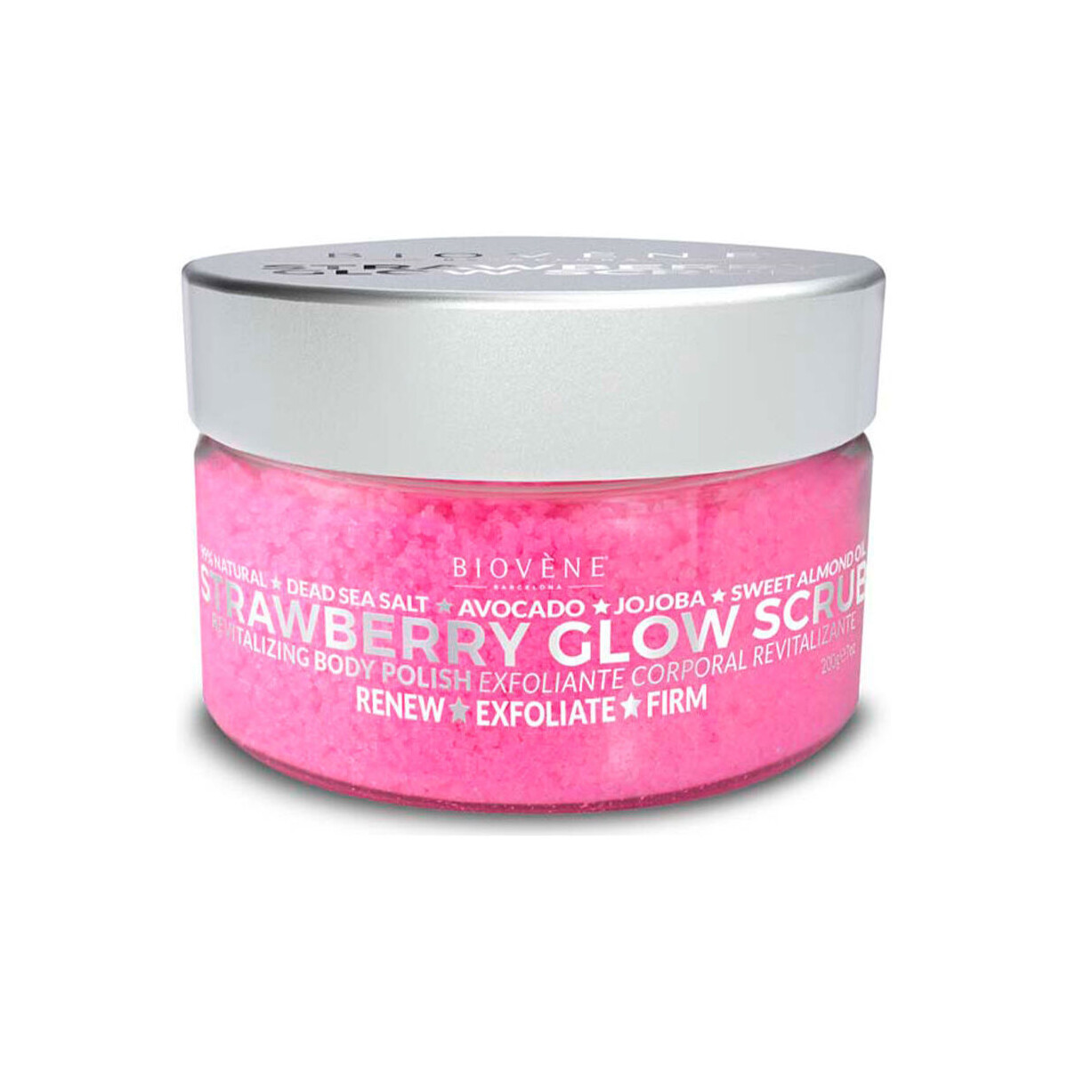 Beauté Gommages & peelings Biovène Strawberry Glow Scrub Revitalizing Body Polish 200 Gr 