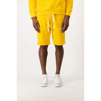 Vêtements Homme Shorts logo-print / Bermudas Teddy Smith Bermuda confort en tissu molletonné - S-REQUIRED SH Jaune