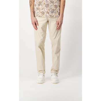 Vêtements Homme Pantalons Teddy Smith Pantalon avec poches italiennes - P-DAVE CHINO COMPACT TWIL Blanc