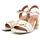 Chaussures Femme Bottes Liu Jo Nice 15 Sandalo Donna Butter SA3037EX004 Blanc