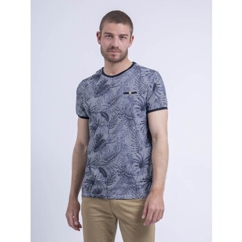 Vêtements T-shirts & Polos Ritchie T-shirt col rond pur coton NENOLANGE Bleu marine
