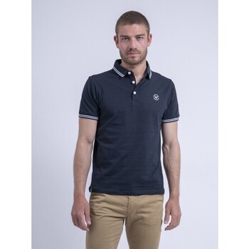 Vêtements T-shirts & Polos Ritchie Polo manches courtes pur coton PILIAS Bleu marine