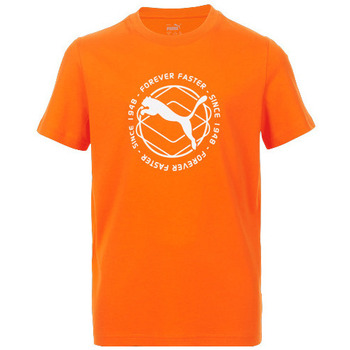 Vêtements Garçon T-shirts manches courtes Puma TEE SHIRT JR ACTIV GRAF - CAYENNE PEPPER - 116 Multicolore