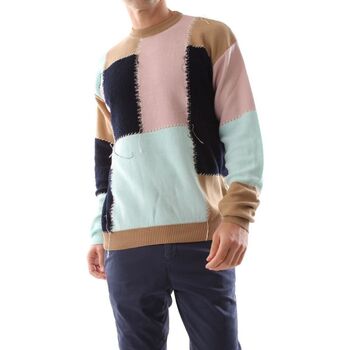 Vêtements Homme Pulls Atomo Factory ATF059 - A0009-00151 ROSA/ECRU/BLU multicolore