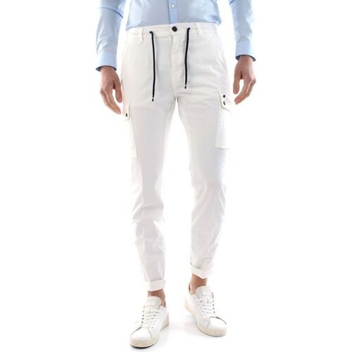 Vêtements Homme Pantalons Mason's CHILE ATHLEISURE MBE09-001 2PF2C7503 Blanc