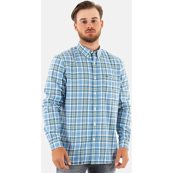 Vêtements Homme Chemises manches longues Lacoste ch5714 Bleu