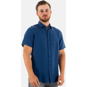 Vêtements Homme Chemises manches courtes Superdry m4010608a Bleu