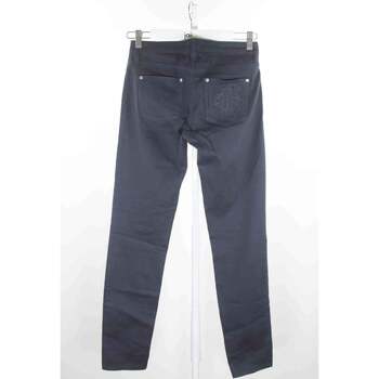 Roberto Cavalli Jean slim en coton Bleu