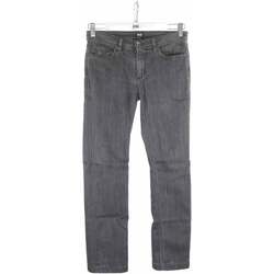 Nudie Jeans Co Grim Tim slim straight fit jeans in dry ever black wash
