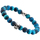 Montres & Bijoux Bracelets Sixtystones Bracelet Boules Oeil de Tigre Bleu-Large-20cm Bleu