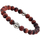 Montres & Bijoux Bracelets Sixtystones Bracelet Boules Croix Rock-Medium-18cm Rouge