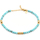Montres & Bijoux Bracelets Sixtystones Sixty Stones - 60 - Chaîne  Cheville - Bleu