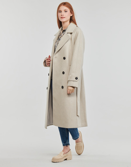 Esprit TRENCH COAT Blanc - Livraison Gratuite | Spartoo ! - Vêtements  Manteaux Femme 126,00 €