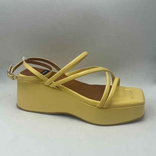 Chaussures Femme Baskets mode Angel Alarcon SANDALES COMPENSEE E23 Jaune